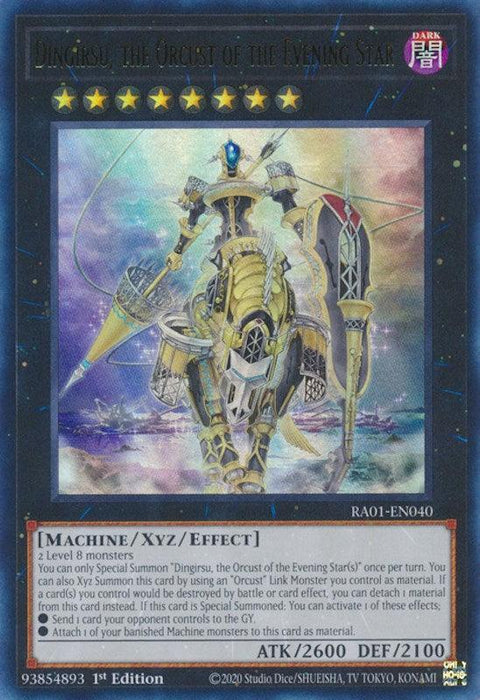 Dingirsu, the Orcust of the Evening Star [RA01-EN040] Ultra Rare - for just $0.10! 
