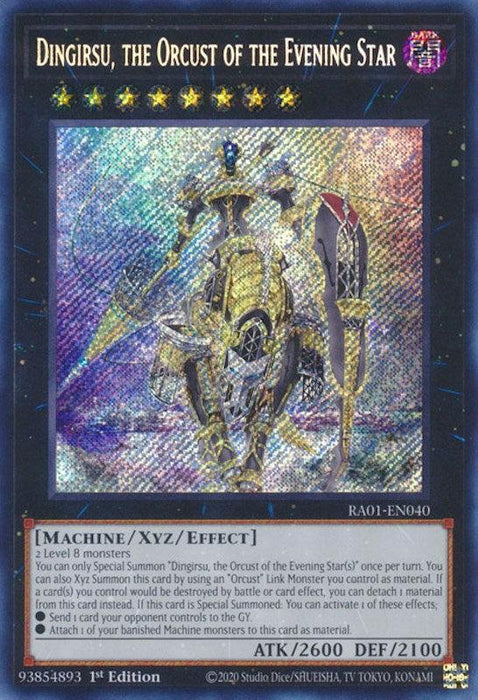 Dingirsu, the Orcust of the Evening Star [RA01-EN040] Secret Rare - for just $0.15! 