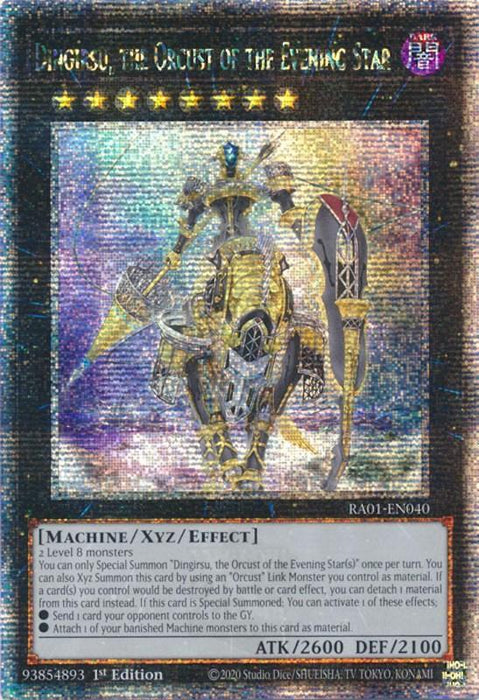 Dingirsu, the Orcust of the Evening Star [RA01-EN040] Quarter Century Secret Rare - for just $3.20! 