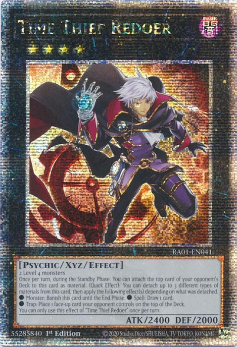 Time Thief Redoer [RA01-EN041] Quarter Century Secret Rare - for just $1.90! 