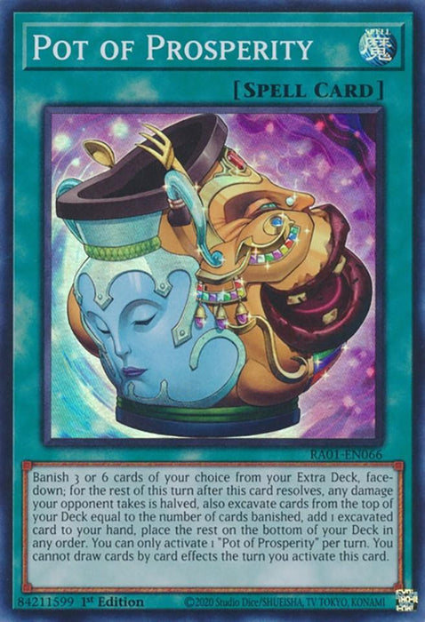 Pot of Prosperity [RA01-EN066] Super Rare - for just $0.50! 