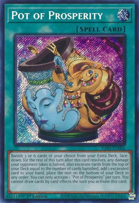 Pot of Prosperity [RA01-EN066] Secret Rare - for just $0.65! 