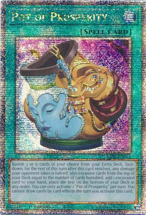 Pot of Prosperity [RA01-EN066] Quarter Century Secret Rare - for just $5.90! 