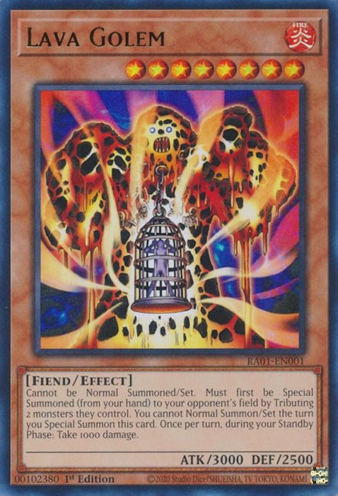 Lava Golem [RA01-EN001] Ultra Rare - for just $0.30! 