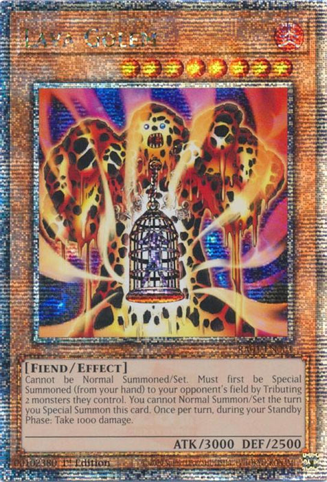 Lava Golem [RA01-EN001] Quarter Century Secret Rare - for just $9.40! 