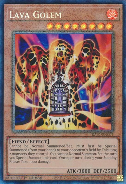 Lava Golem [RA01-EN001] Prismatic Collector's Rare - for just $1.55! 