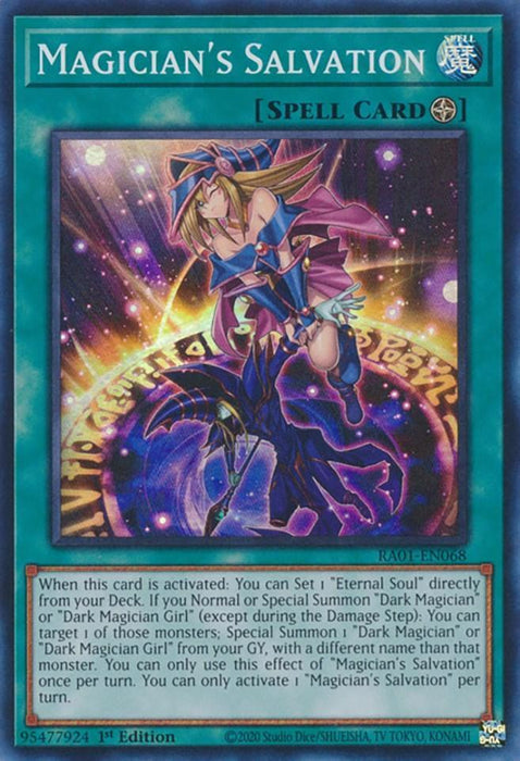 Magician's Salvation [RA01-EN068] Super Rare - for just $0.15! 