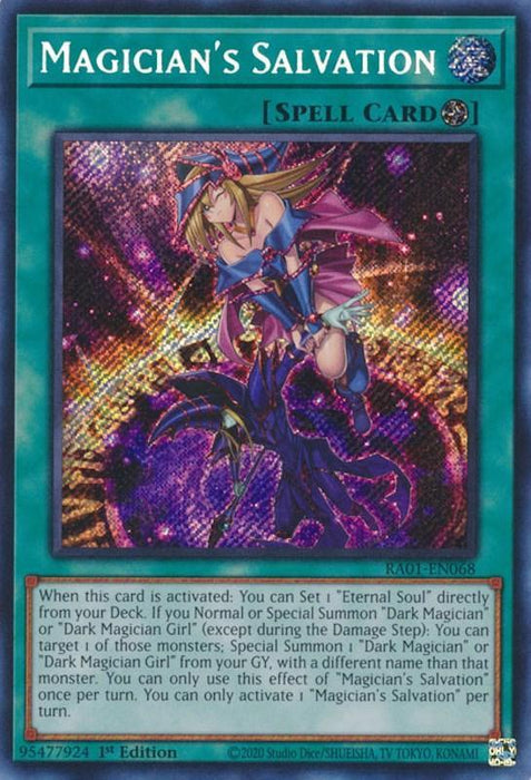 Magician's Salvation [RA01-EN068] Secret Rare - for just $0.25! 
