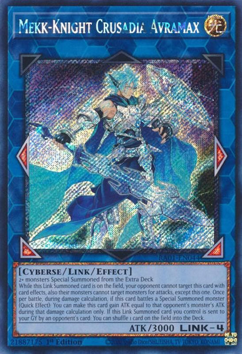 Mekk-Knight Crusadia Avramax [RA01-EN044] Platinum Secret Rare - for just $0.25! 