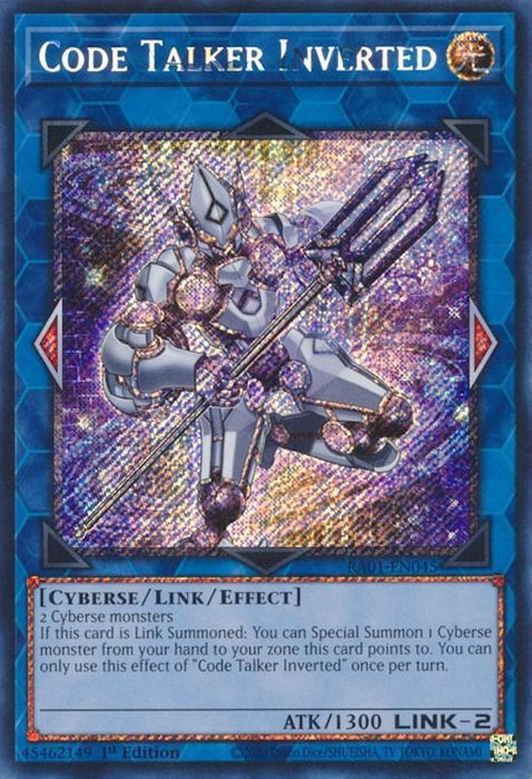 Code Talker Inverted [RA01-EN045] Platinum Secret Rare - for just $0.15! 