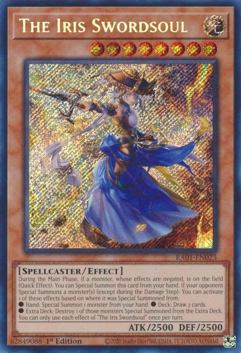 The Iris Swordsoul [RA01-EN023] Secret Rare - for just $0.15! 