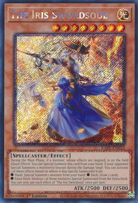 The Iris Swordsoul [RA01-EN023] Platinum Secret Rare - for just $0.25! 