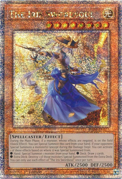 The Iris Swordsoul [RA01-EN023] Quarter Century Secret Rare - for just $1.75! 
