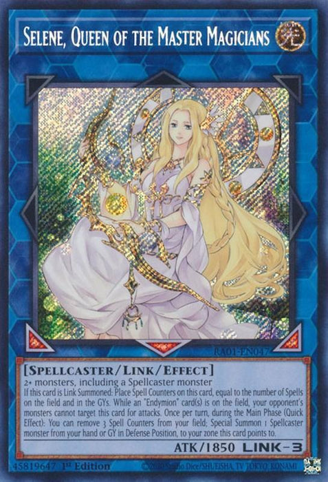 Selene, Queen of the Master Magicians [RA01-EN047] Secret Rare - for just $0.25! 
