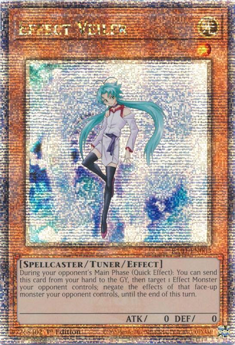 Effect Veiler [RA01-EN003] Quarter Century Secret Rare - for just $18.25! 