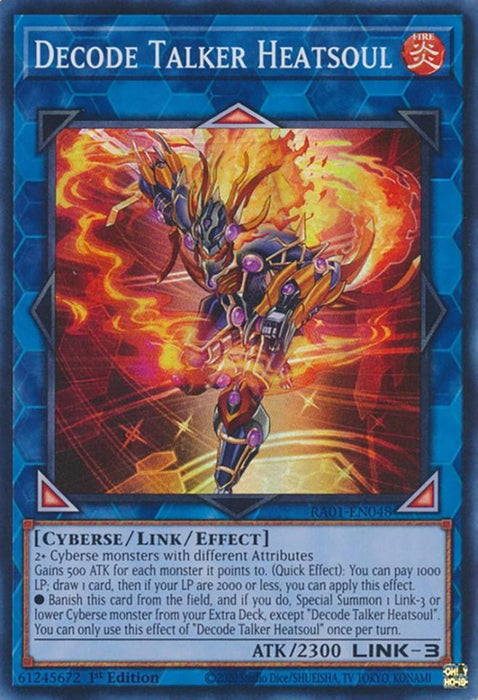 Decode Talker Heatsoul [RA01-EN048] Super Rare - for just $0.10! 