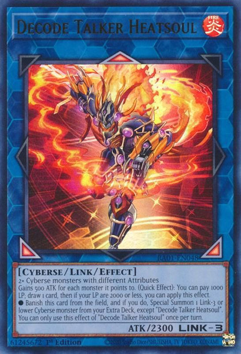 Decode Talker Heatsoul [RA01-EN048] Ultra Rare - for just $0.10! 