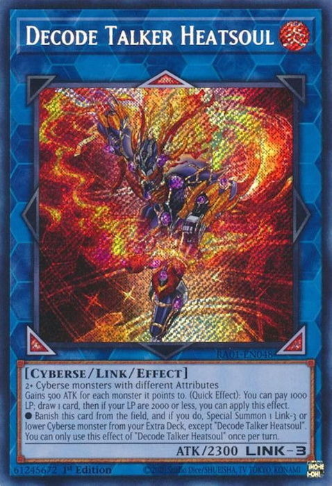 Decode Talker Heatsoul [RA01-EN048] Secret Rare - for just $0.10! 