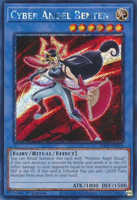 Cyber Angel Benten [RA01-EN024] Platinum Secret Rare - for just $0.20! 