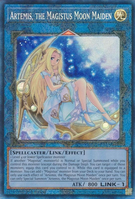 Artemis, the Magistus Moon Maiden [RA01-EN049] Prismatic Collector's Rare - for just $0.35! 