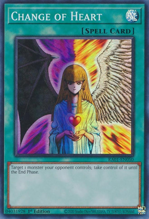 Change of Heart [RA01-EN050] Super Rare - for just $0.10! 