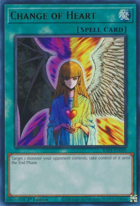 Change of Heart [RA01-EN050] Ultra Rare - for just $0.20! 