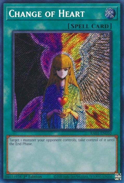 Change of Heart [RA01-EN050] Secret Rare - for just $0.55! 