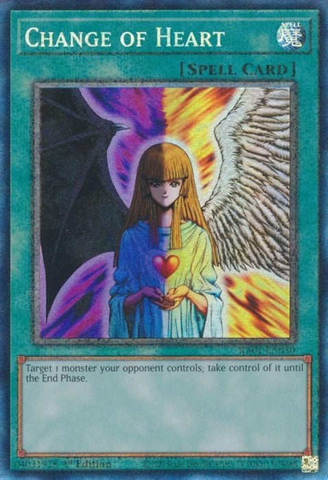 Change of Heart [RA01-EN050] Prismatic Collector's Rare - for just $0.70! 