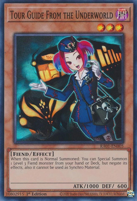 Tour Guide From the Underworld [RA01-EN005] Super Rare - for just $0.20! 