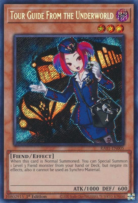 Tour Guide From the Underworld [RA01-EN005] Secret Rare - for just $0.25! 