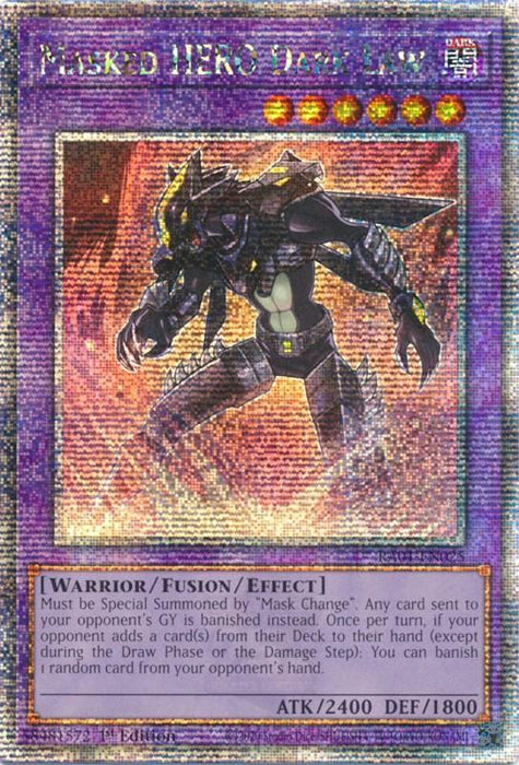 Masked HERO Dark Law [RA01-EN025] Quarter Century Secret Rare - for just $5.85! 