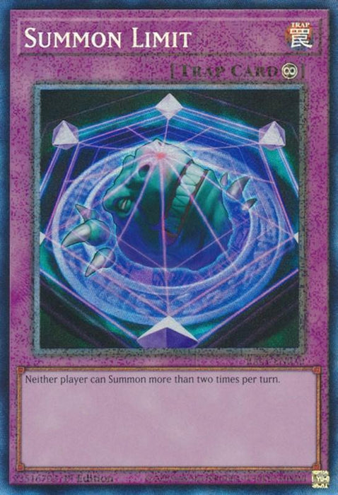 Summon Limit [RA01-EN070] Prismatic Collector's Rare - for just $0.15! 