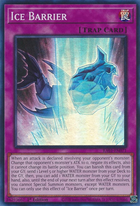 Ice Barrier [RA01-EN071] Super Rare - for just $0.10! 