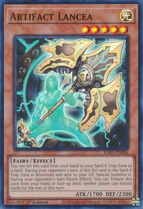Artifact Lancea [RA01-EN006] Ultra Rare - for just $0.20! 