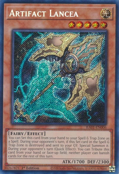 Artifact Lancea [RA01-EN006] Secret Rare - for just $0.20! 
