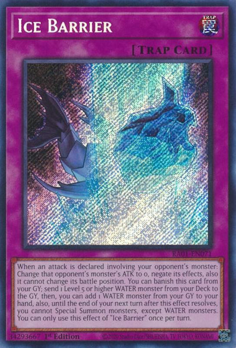 Ice Barrier [RA01-EN071] Secret Rare - for just $0.15! 