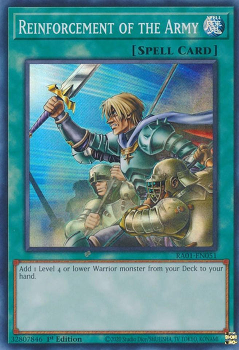 Reinforcement of the Army [RA01-EN051] Super Rare - for just $0.15! 