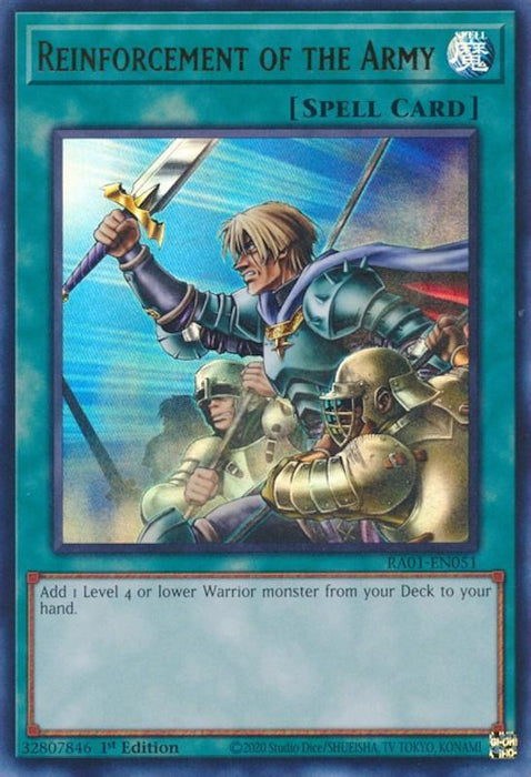 Reinforcement of the Army [RA01-EN051] Ultra Rare - for just $0.15! 