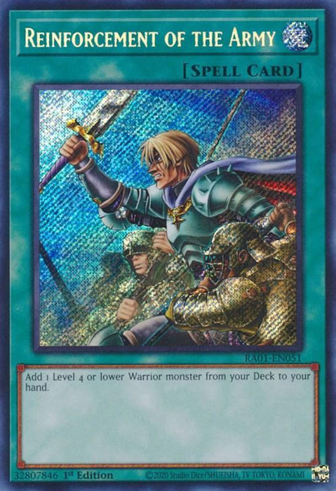 Reinforcement of the Army [RA01-EN051] Secret Rare - for just $0.45! 