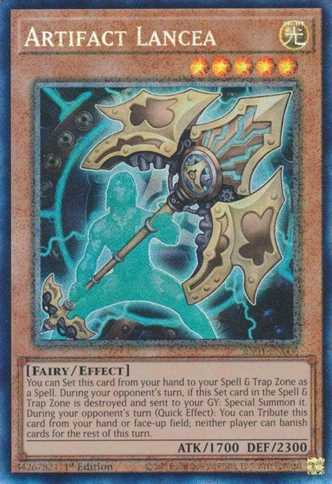 Artifact Lancea [RA01-EN006] Prismatic Collector's Rare - for just $0.55! 