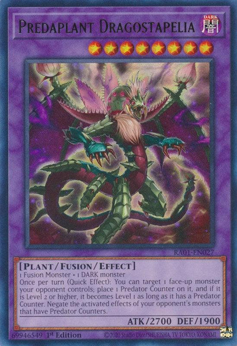 Predaplant Dragostapelia [RA01-EN027] Ultra Rare - for just $0.10! 