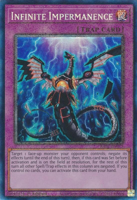 Infinite Impermanence [RA01-EN075] Prismatic Collector's Rare - for just $2.65! 