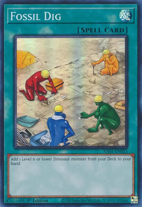 Fossil Dig [RA01-EN053] Super Rare - for just $0.10! 