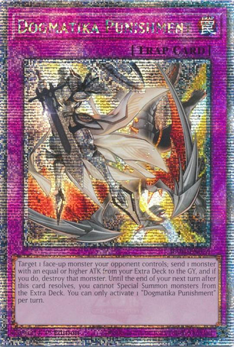 Dogmatika Punishment [RA01-EN076] Quarter Century Secret Rare - for just $2.10! 
