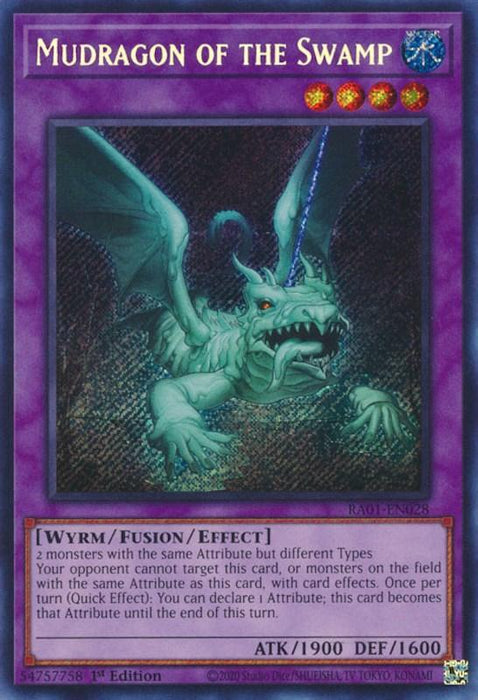 Mudragon of the Swamp [RA01-EN028] Secret Rare - for just $0.30! 