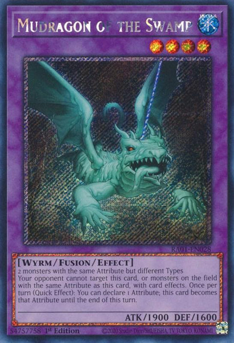Mudragon of the Swamp [RA01-EN028] Platinum Secret Rare - for just $2.05! 