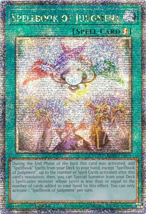 Spellbook of Judgment [RA01-EN054] Quarter Century Secret Rare - for just $1.05! 