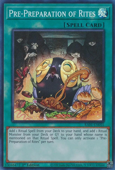 Pre-Preparation of Rites [RA01-EN055] Super Rare - for just $0.15! 