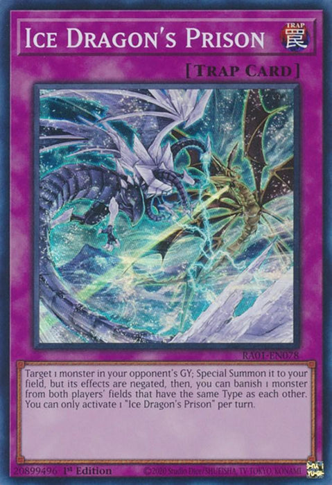 Ice Dragon's Prison [RA01-EN078] Super Rare - for just $0.10! 