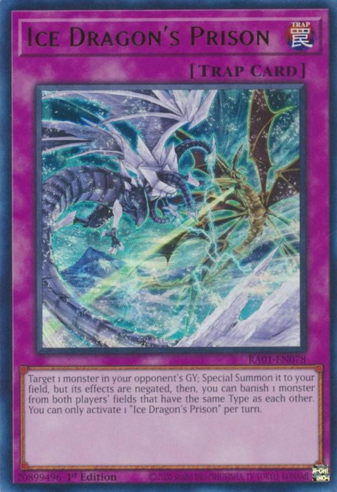 Ice Dragon's Prison [RA01-EN078] Ultra Rare - for just $0.10! 